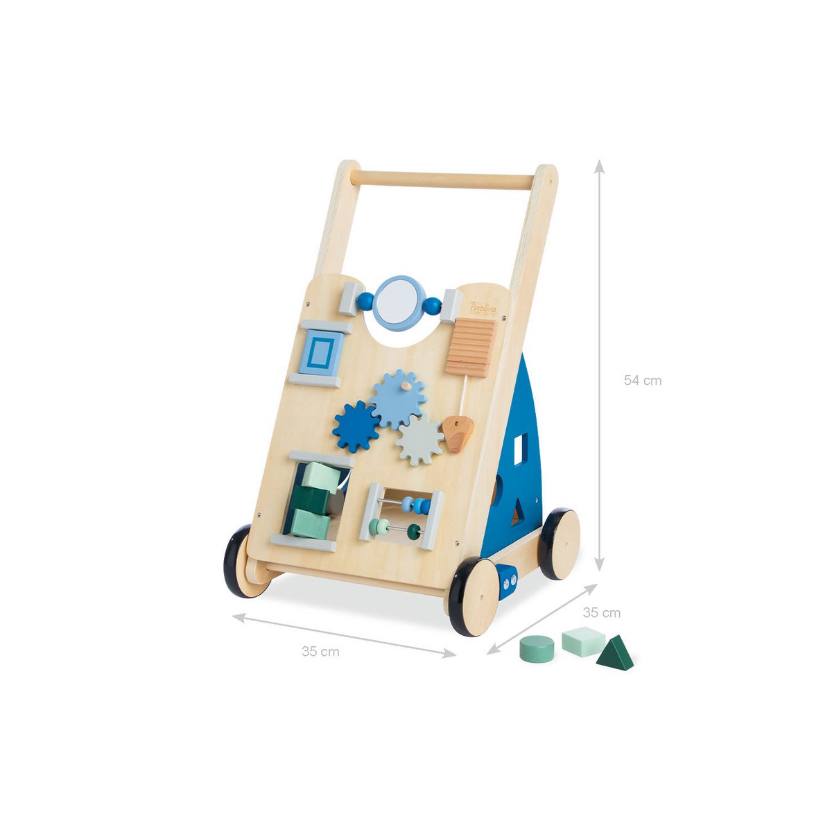 Pinolino Activiteiten Loopwagen Titus – Blauw