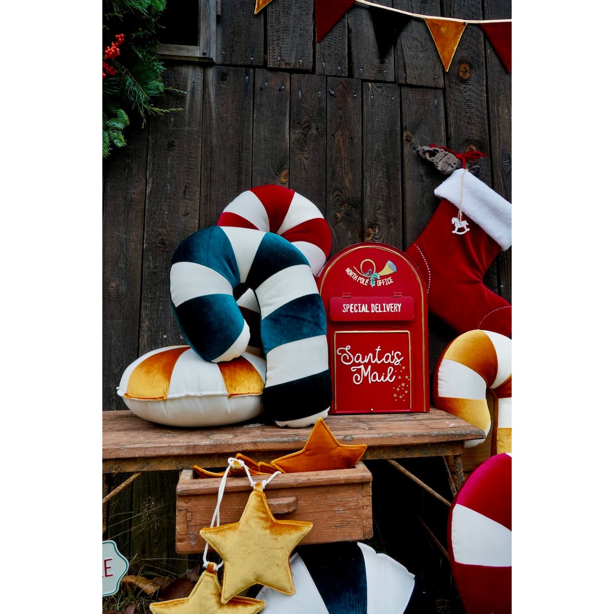 Moi Mili Sierkussen Candycane – Groen