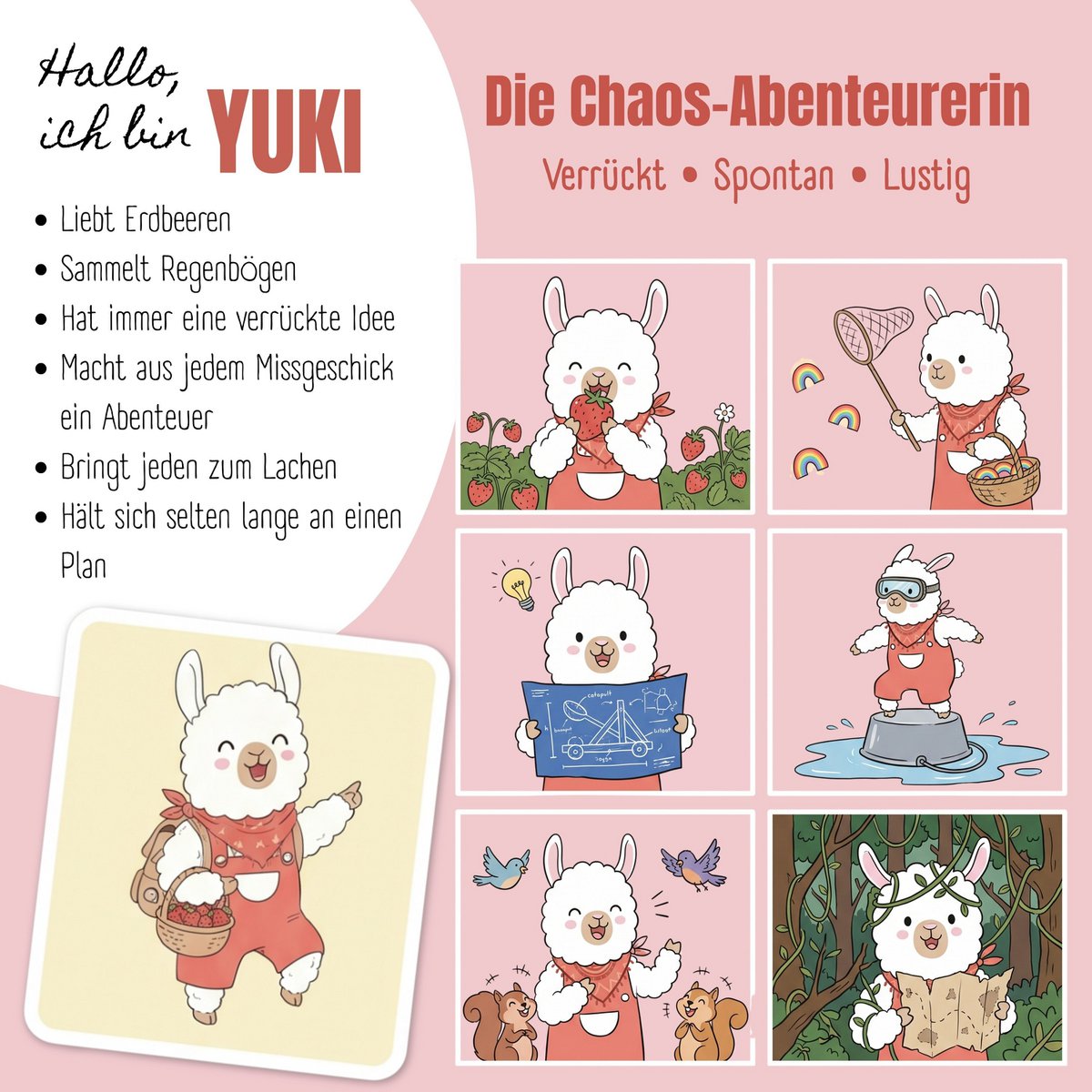 TINY Thermo Kinderdrinkfles RVS - Lama