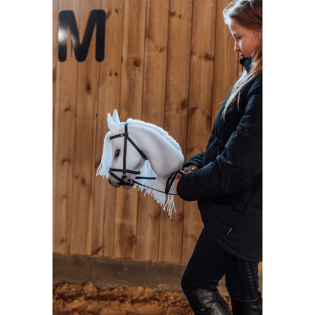 Stokpaard Sigrid, wit