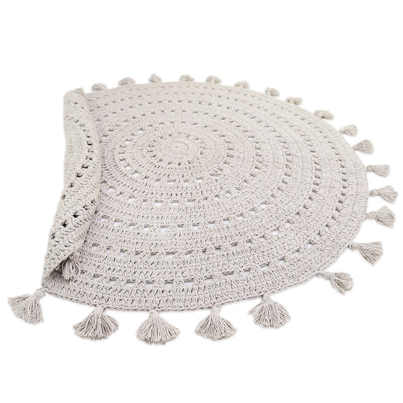 NILA PEARL GREY gehaakt kinderkleed