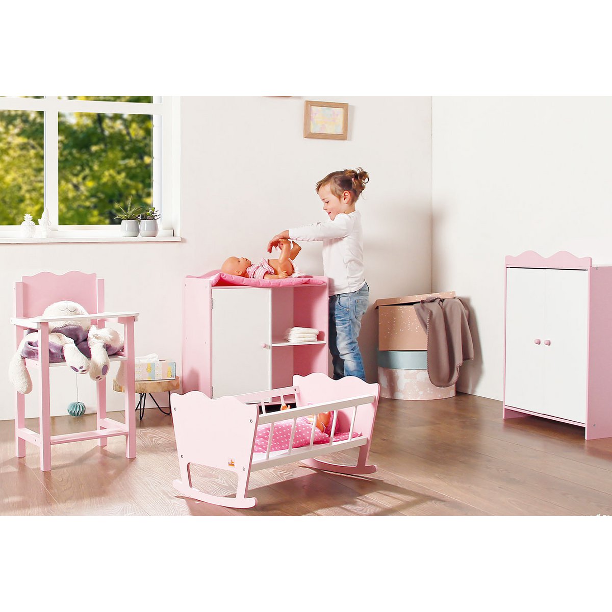 Pinolino Poppenkast Jasmin – 4-delig