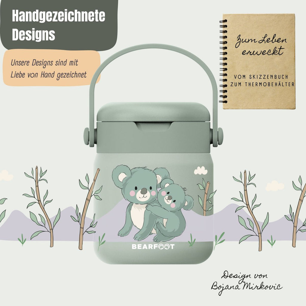 Kinder roestvrijstalen thermische container - Koala Sabei