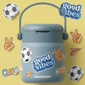 Thermoscontainer kinder RVS - sticker blauw