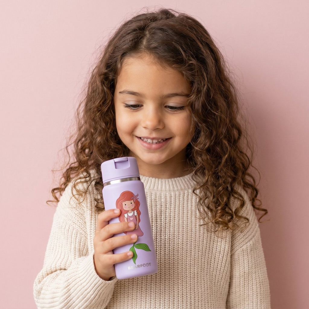 TINY Thermo kinderdrinkfles RVS - zeemeermin