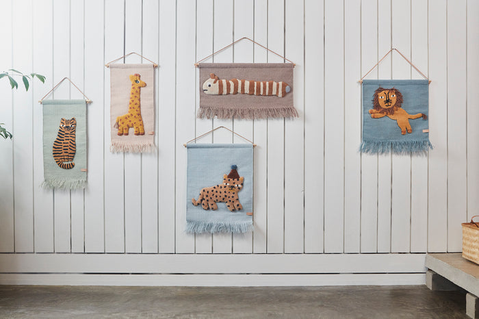 Decoratieve wandhanger Giraf