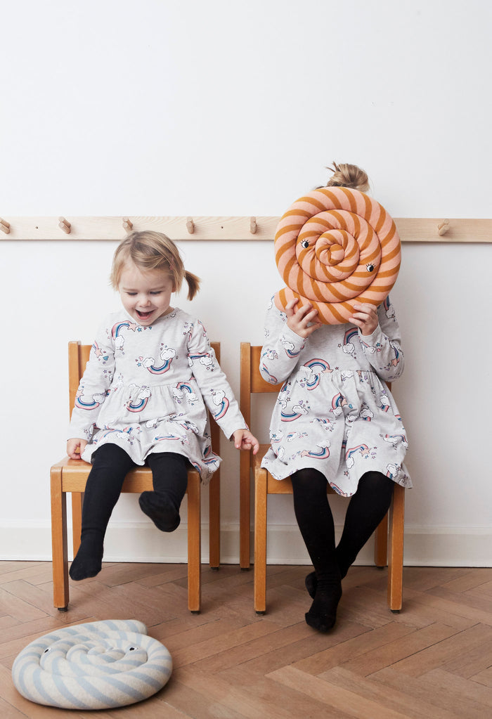 Lollipop kussen blauw 30cm