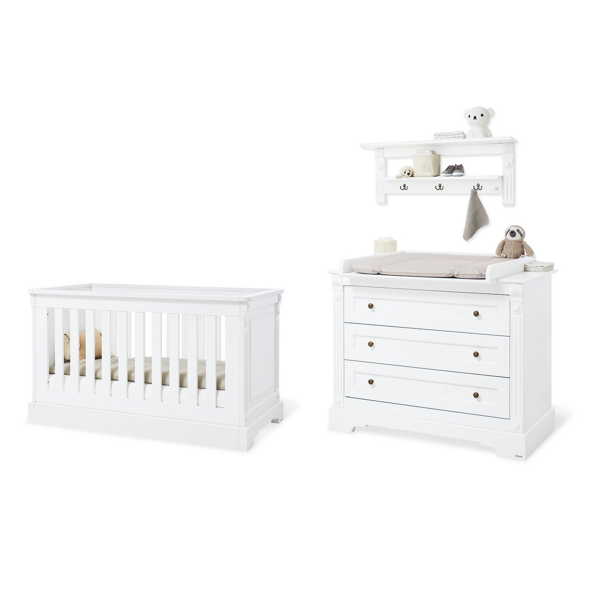 Pinolino Kinderkamer Emilia – 3-delig – Breed + Wandplank
