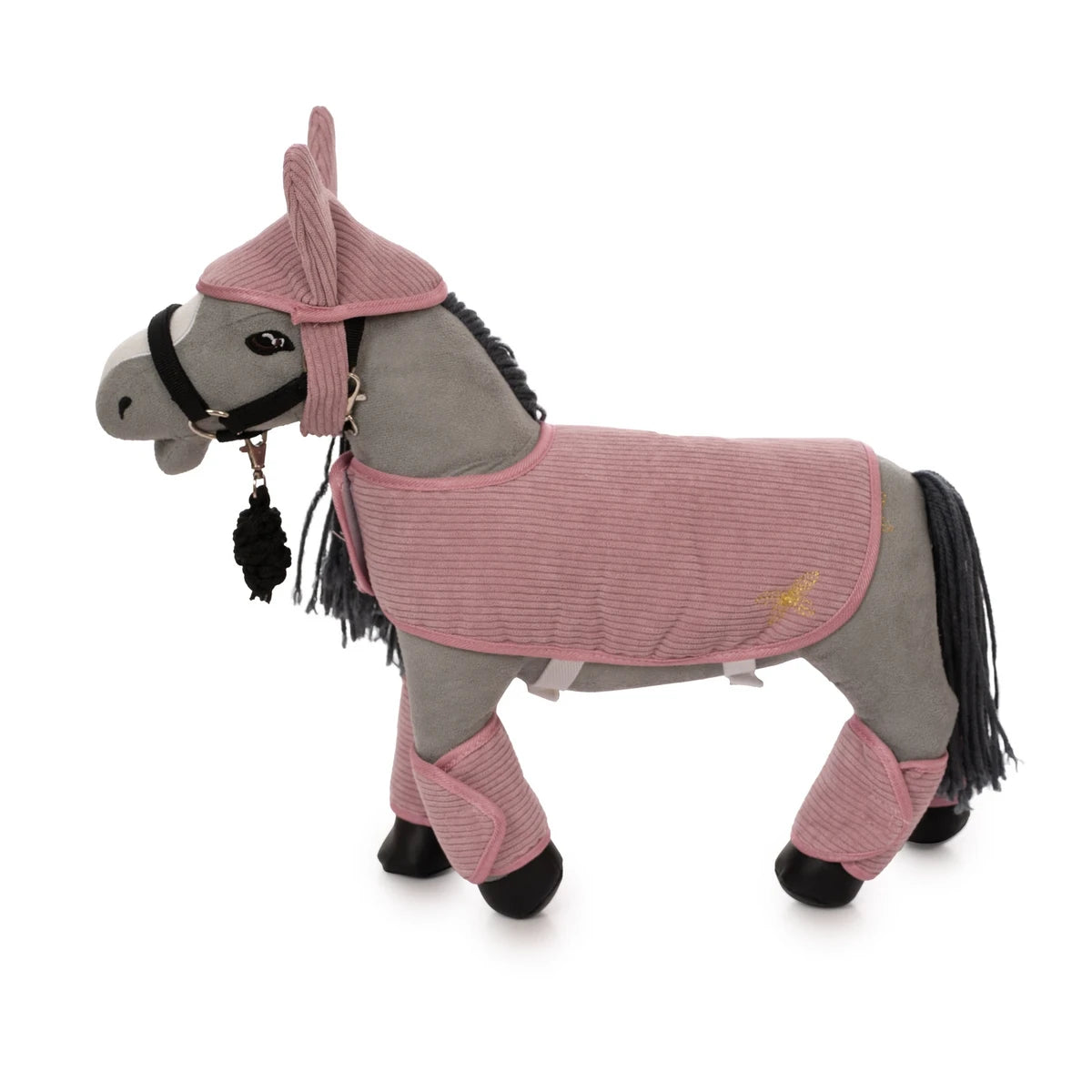 Accessoires voor knuffelpony 30cm, roze
