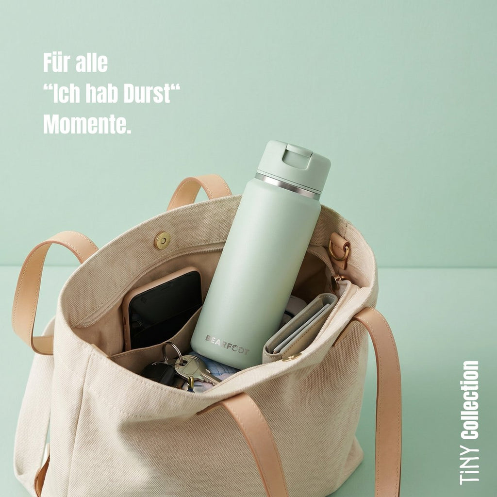 TINY Thermo Kinderdrinkfles RVS - Groen