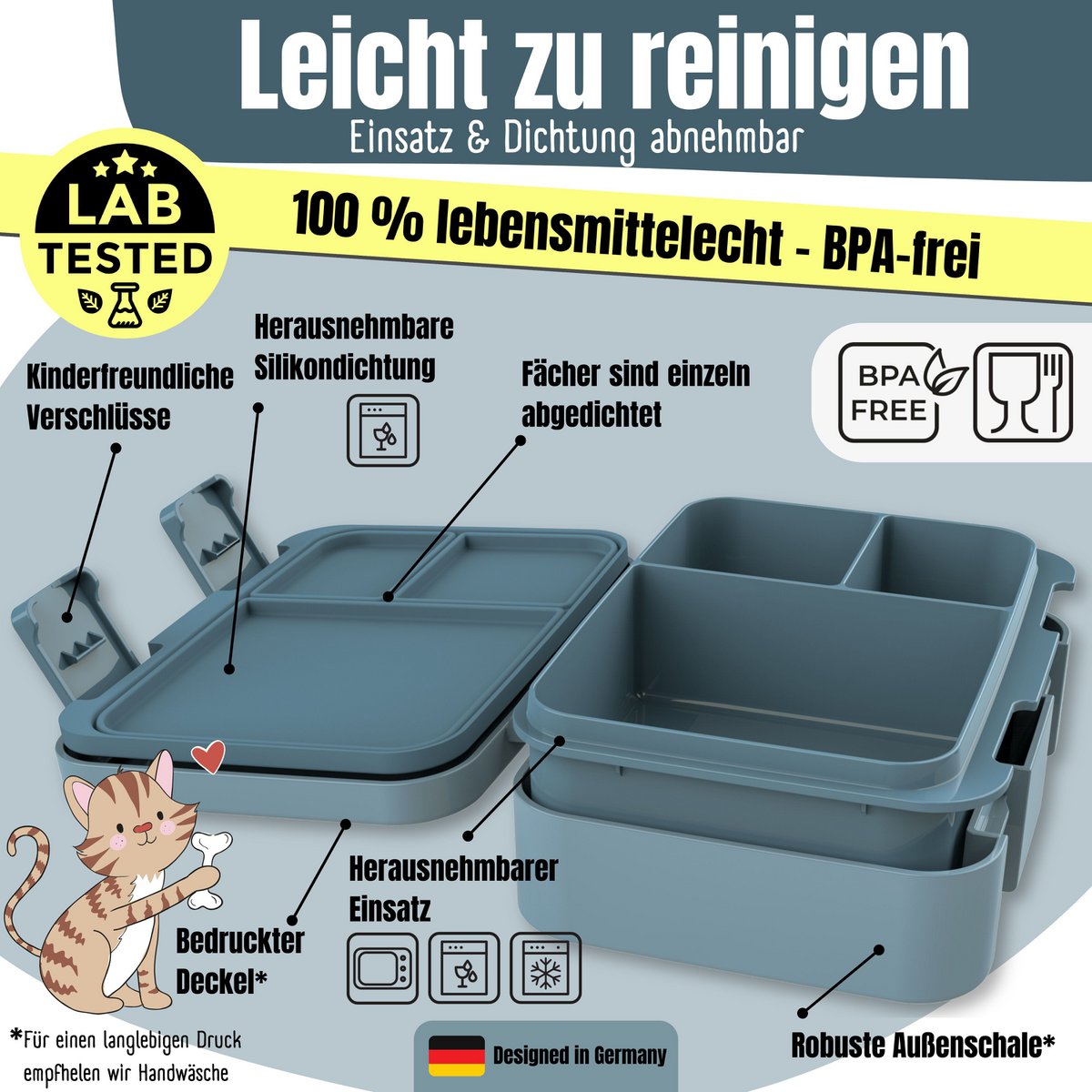 Leaf kan met onderwerpen, licht en lek -proof - Fire Brigade
