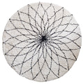 Flower power, vloerkleed, Ø110 cm