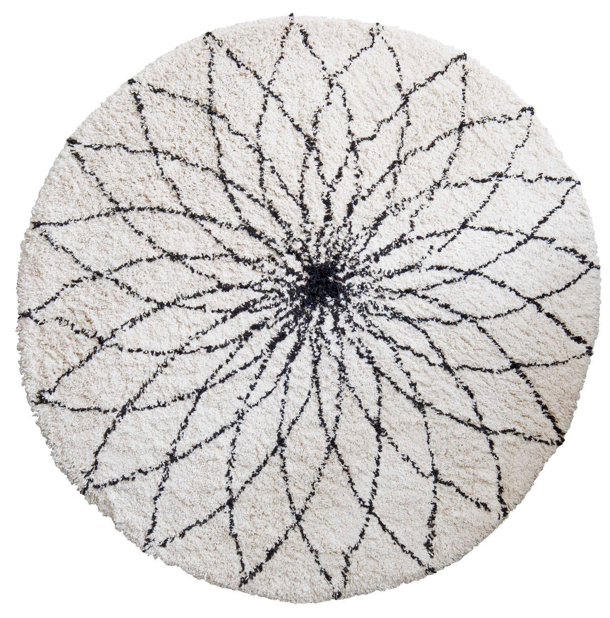Flower power, vloerkleed, Ø110 cm