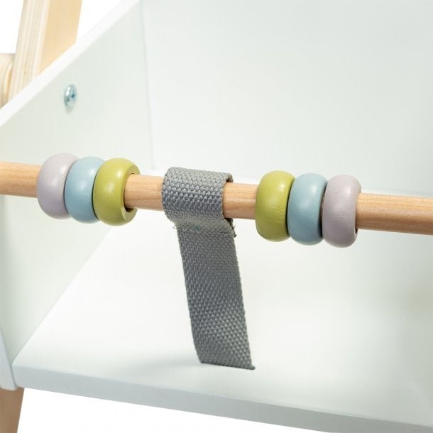 Houten poppenwagen