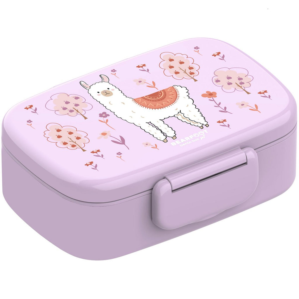 Kinderlunchbox met vakken, licht en lekvrij - Lama