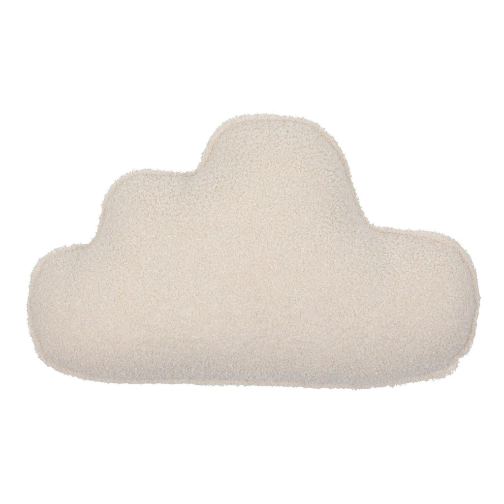 Moi Mili Bouclé Sierkussen Wolk – Wit