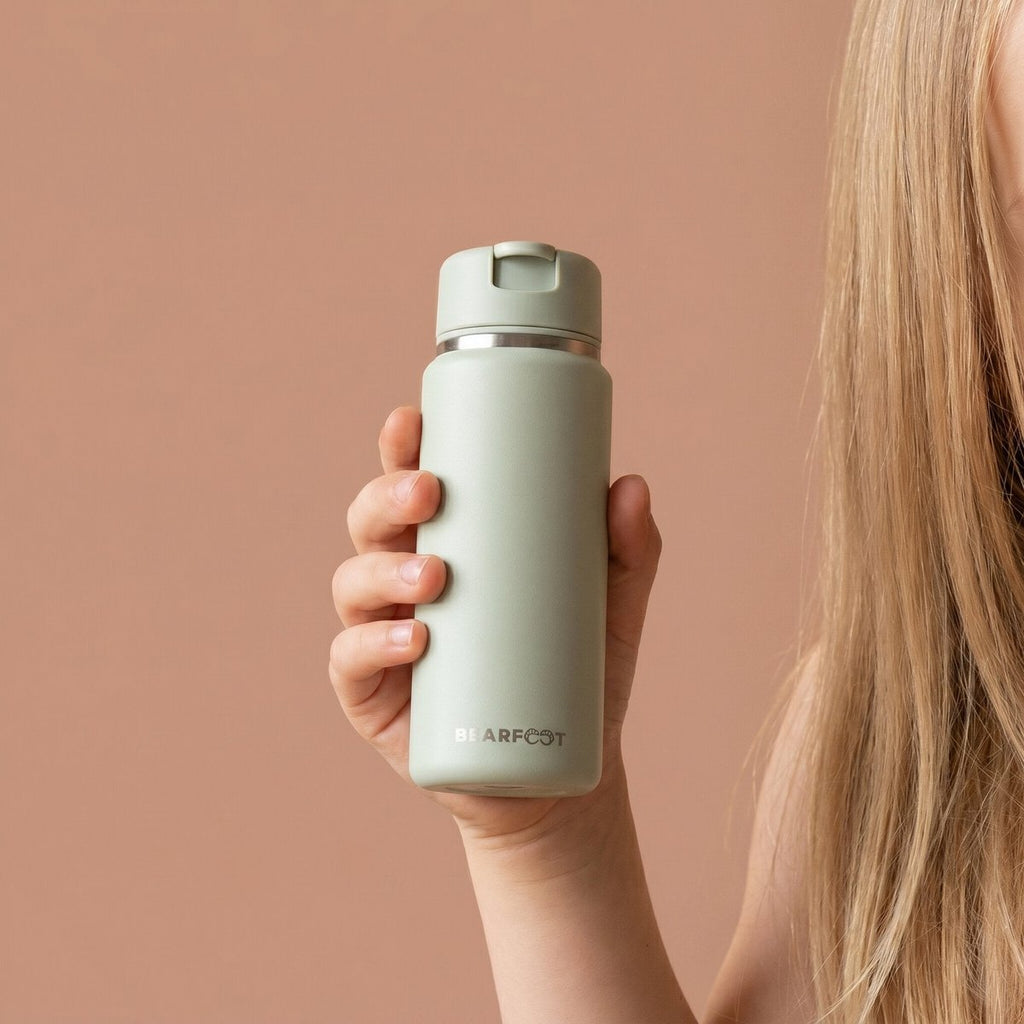 TINY Thermo Kinderdrinkfles RVS - Groen