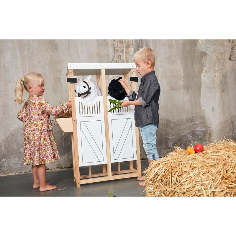 Stokpaard zwart 68cm