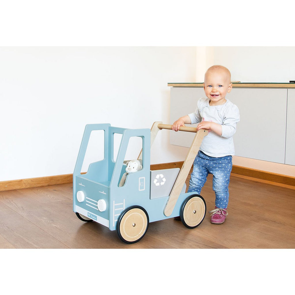Houten Recycle Truck loopwagen