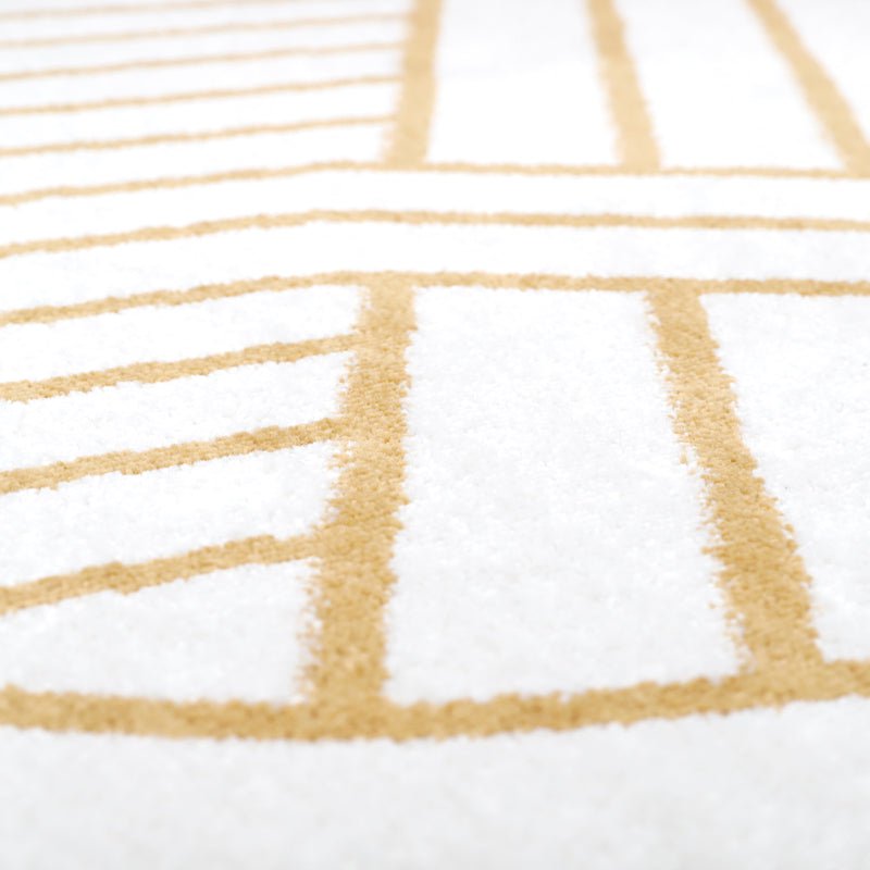 Geometrisch rond vloerkleed LUISA S