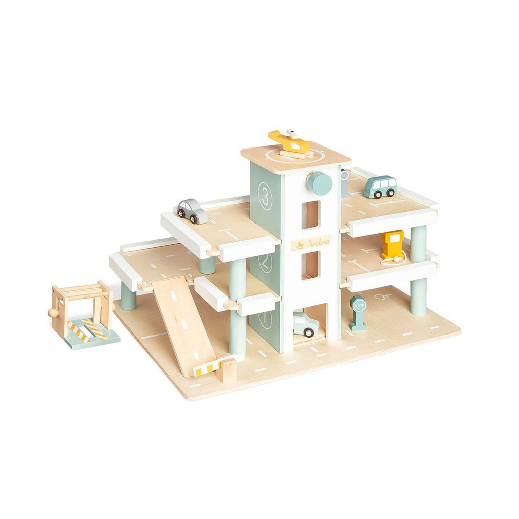 Houten garage incl. accessoires