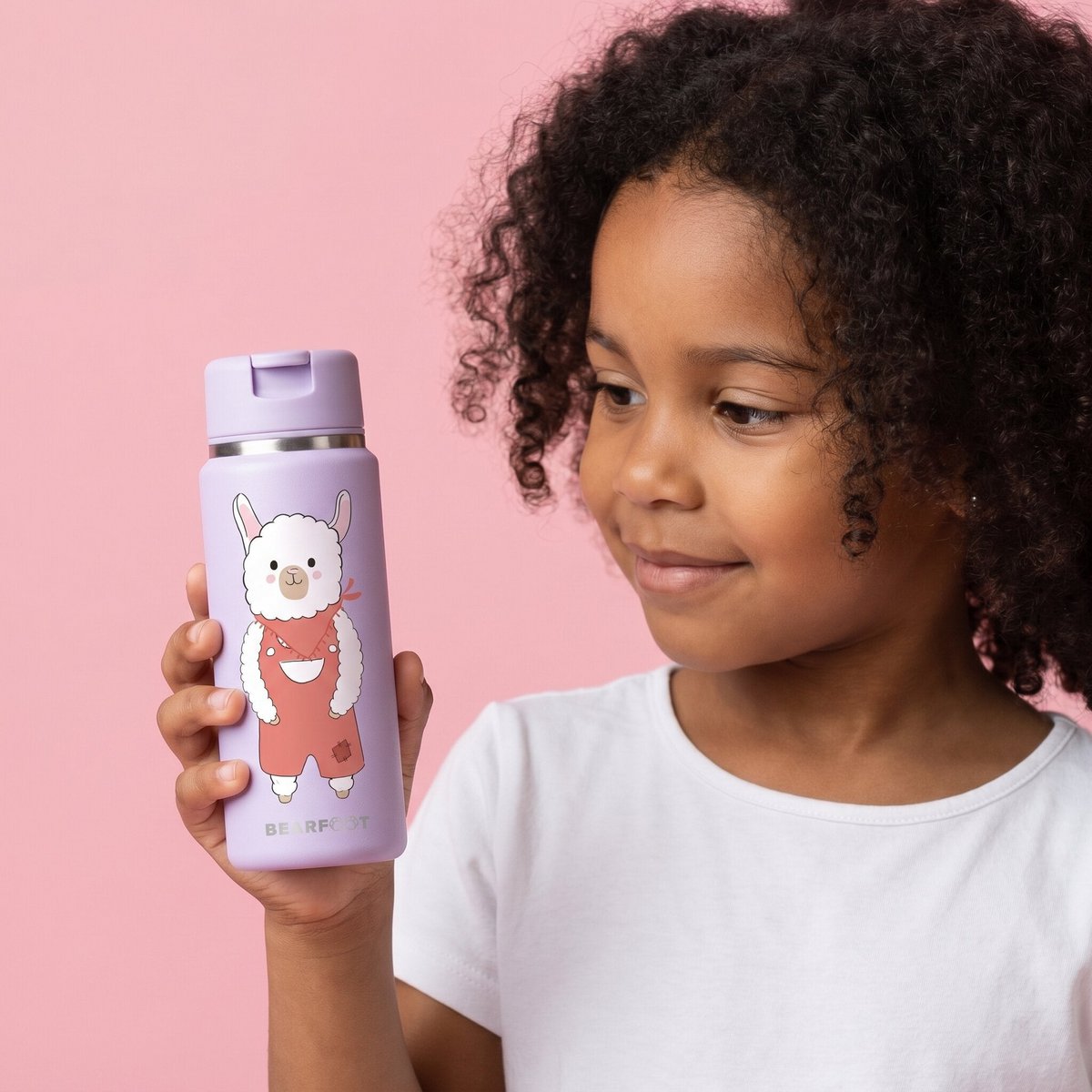 TINY Thermo Kinderdrinkfles RVS - Lama