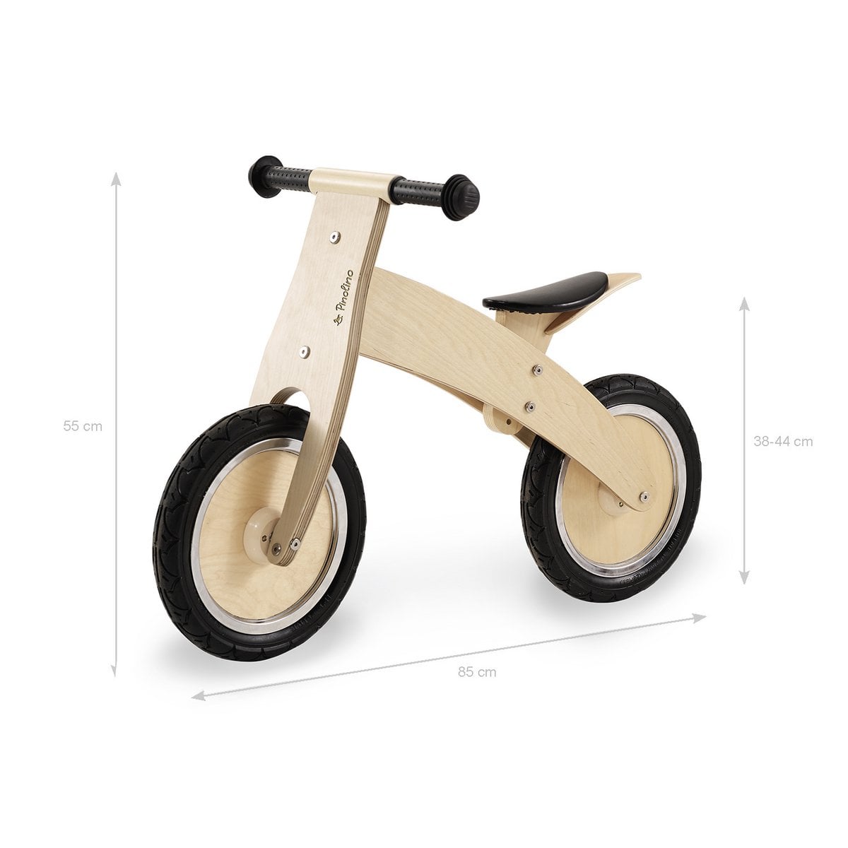 Houten loopfiets naturel