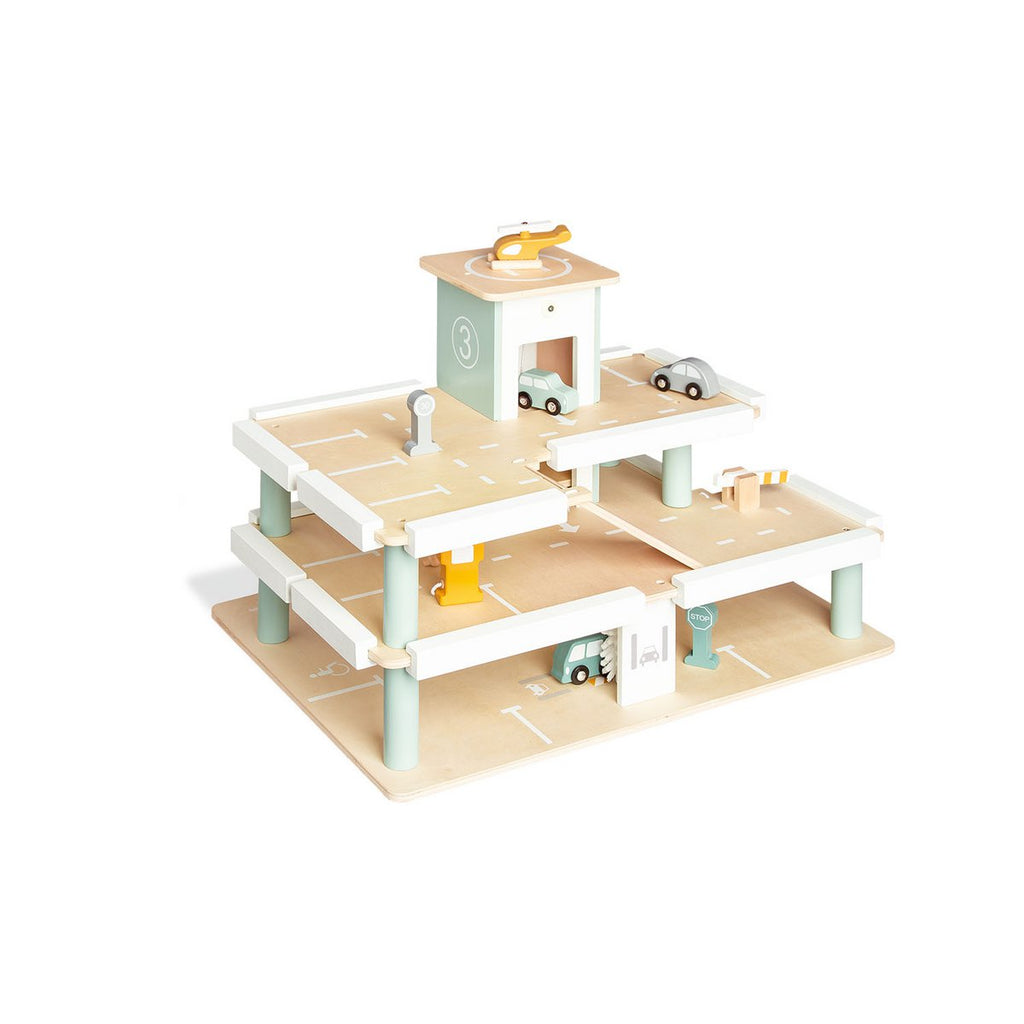 Houten garage incl. accessoires