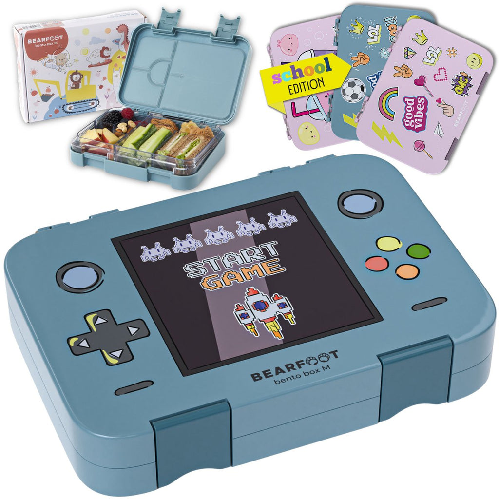 Kinderlunchbox met vakken, lunchbox, bentobox - spel