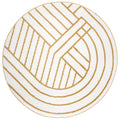 Geometrisch rond vloerkleed LUISA S
