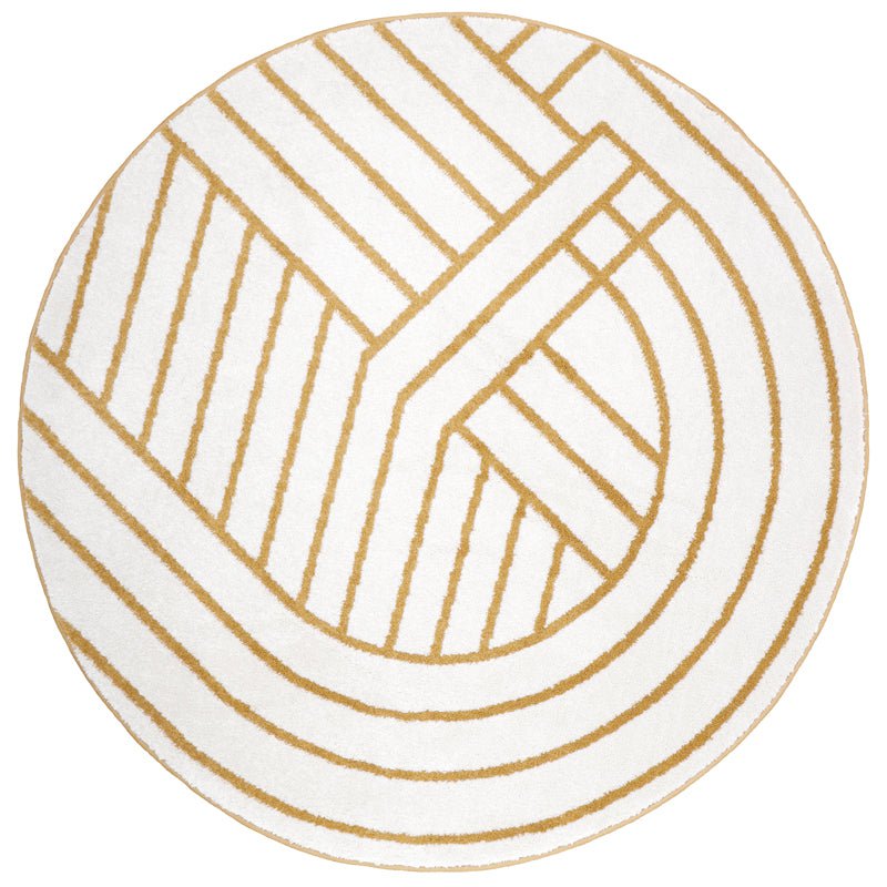 Geometrisch rond vloerkleed LUISA S