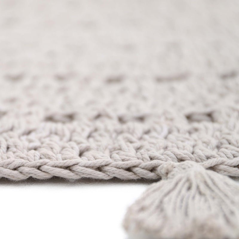 NILA PEARL GREY gehaakt kinderkleed