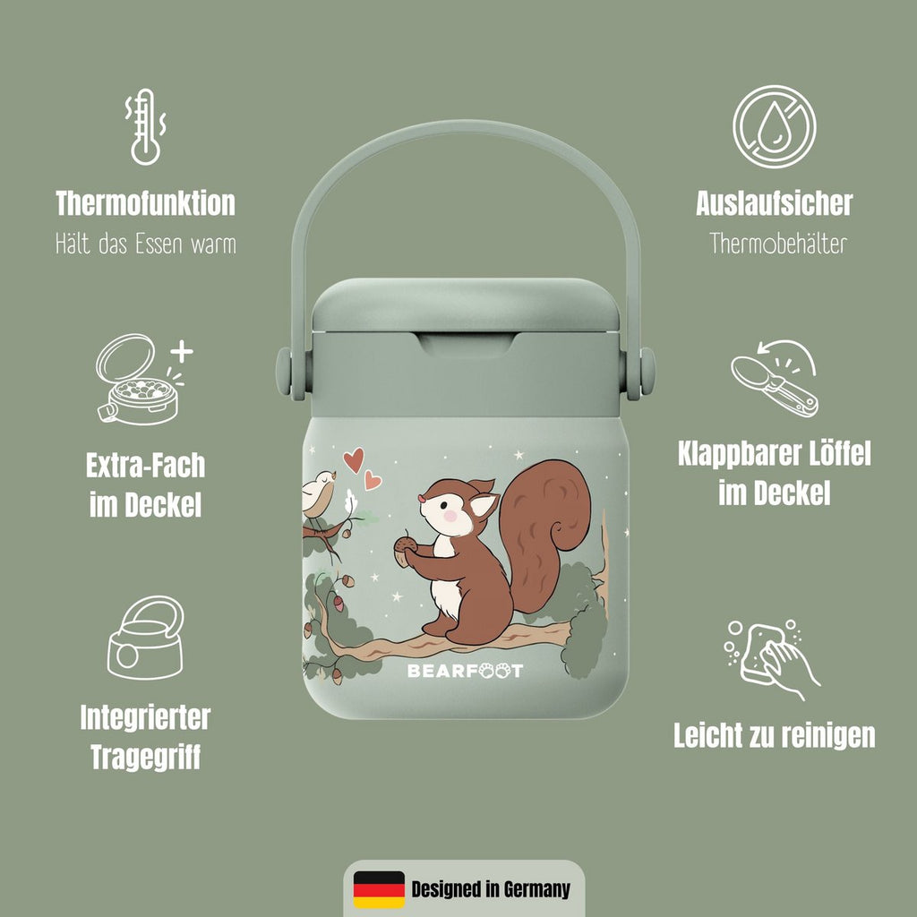 Thermoscontainer kinder RVS - Eekhoorn Sabei