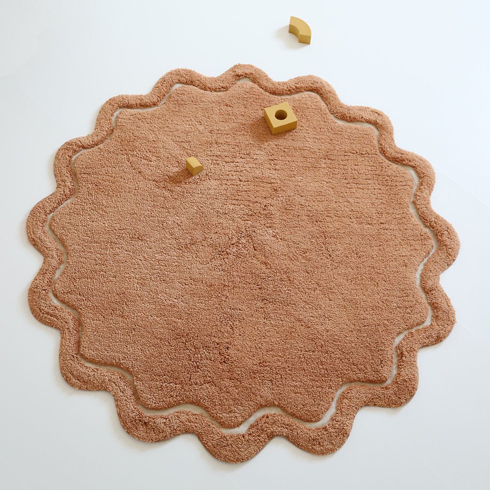 Nattiot Sweet April Vloerkleed - Toffee - Wasbaar Katoen