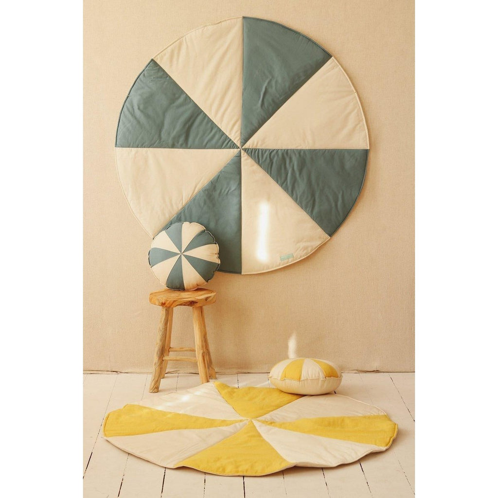 Moi Mili Ronde Speelmat Candy – Blauw