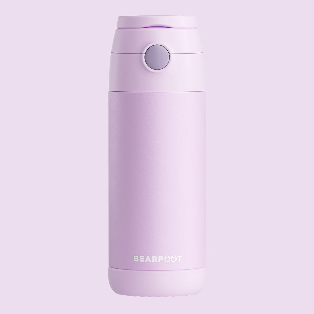 Thermo kinderdrinkfles RVS - paars