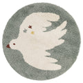 Small Bird Bird Bohemian Bird Aqua Bird Tapijt