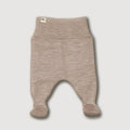Broek van wolfleece op voet - Zand