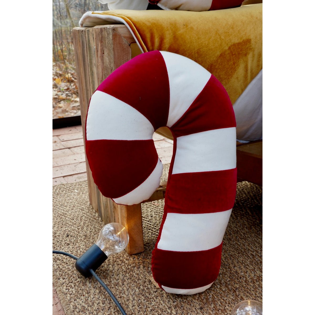 Moi Mili Sierkussen Candycane  – Rood