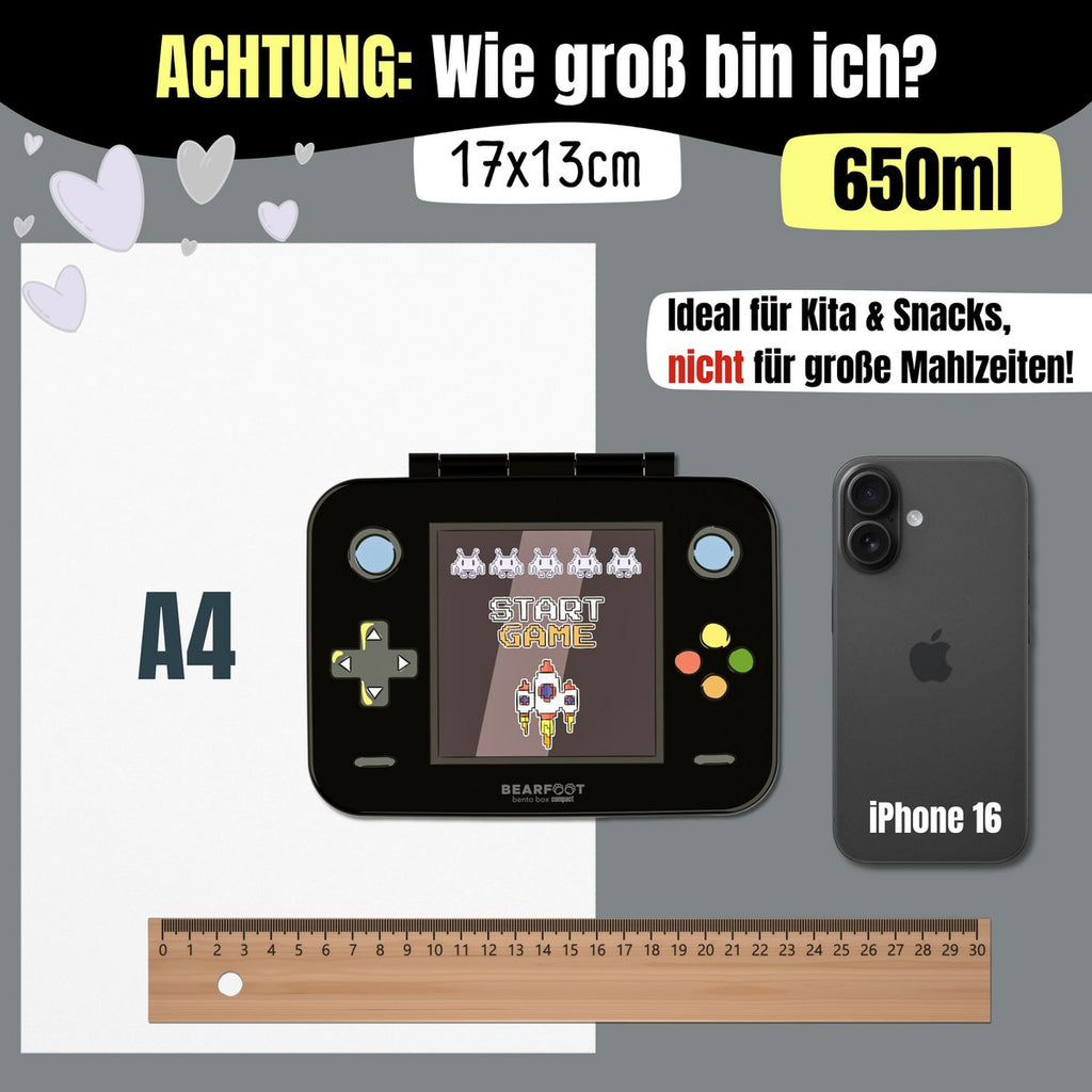 Leaf kan met onderwerpen, licht en lek -proof - game zwart