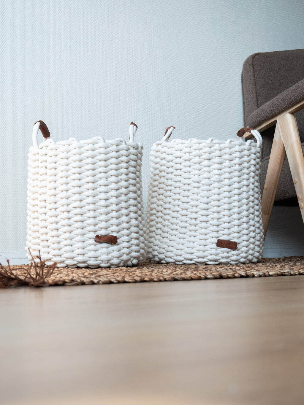 Kidsdepot manden Korbo L - wit