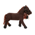 Pixie, bruine knuffelpony 30cm