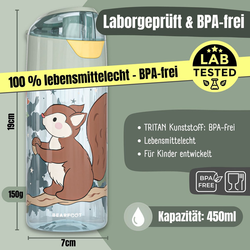 Kinderwaterfles, lichte waterfles-Eekhoorn Salie