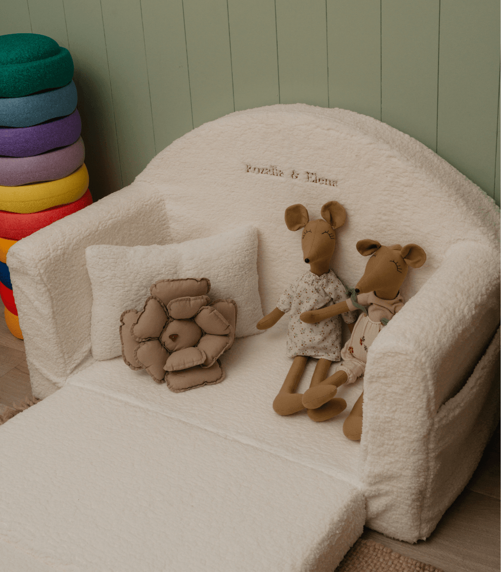 Gepersonaliseerde teddy fauteuil wit