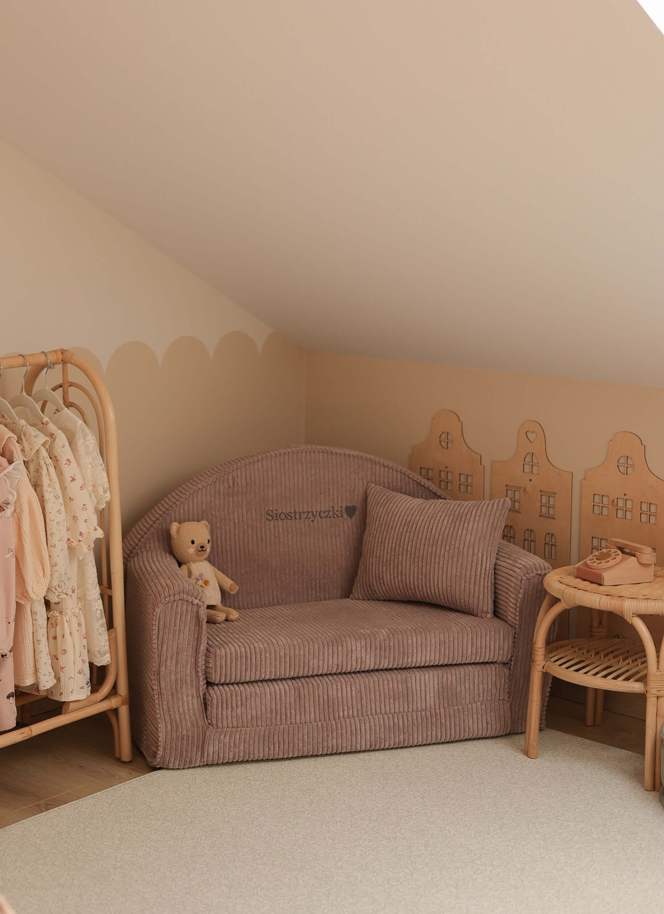 Gepersonaliseerde sofa curduroy