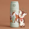 Thermo kinderdrinkfles RVS - hertgroen