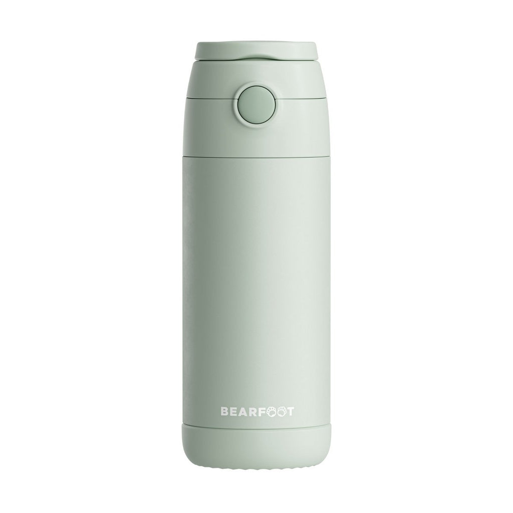 Thermo kinderdrinkfles RVS - groen
