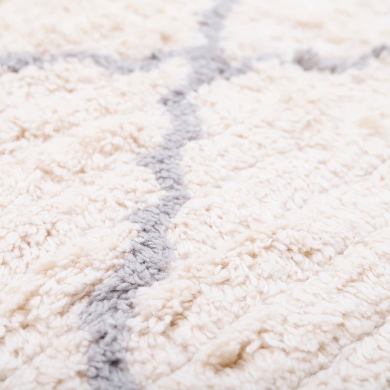 COME NATURAL GREY rond kindertapijt