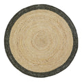 YUKI OLIVES vloerkleed van jute en wol
