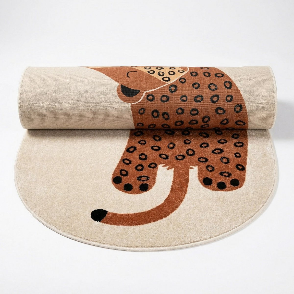 CLEO kindervloerkleed klein luipaard